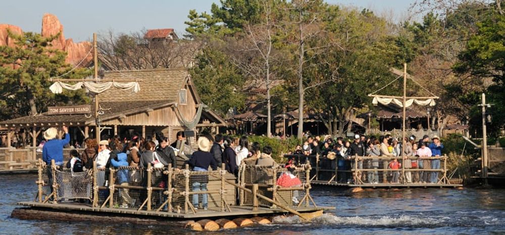 Tom Sawyer Island Rafts